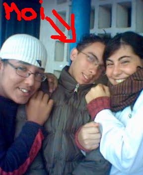 moi et 2 camarade de classe!